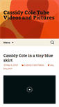 Mobile Screenshot of cassidycolefan.com